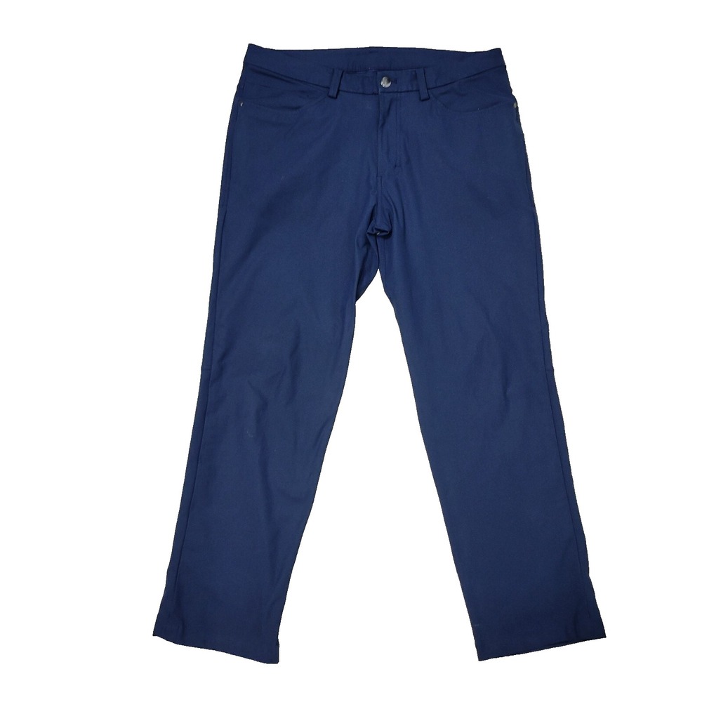 Lululemon‎ Mens 33 Navy ABC Commission Stretch Chino Pants